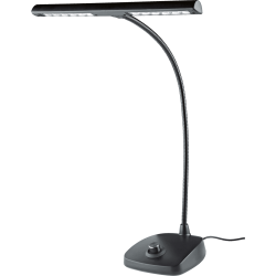Pupitre Lampe Lampe Clip-on 2 Bras Doubles 4 LED Lampe Flexible Noir,Lilaris